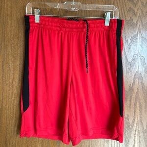 Red Dry Tek boys shorts